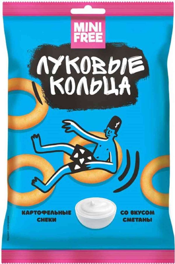 Луковые кольца со вкусом сметаны Minifree