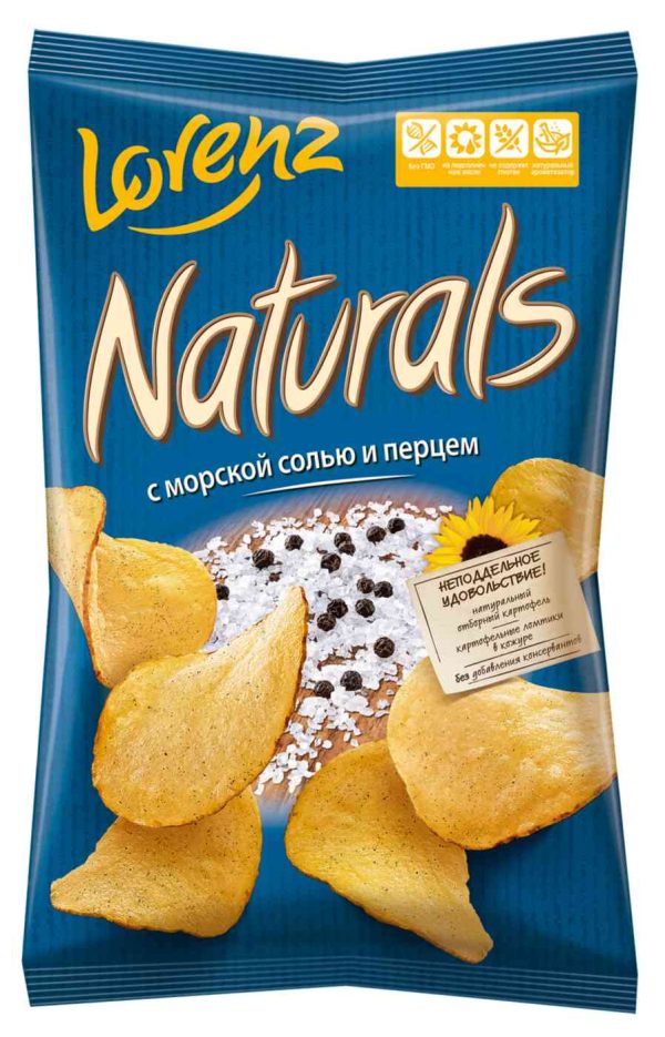 Чипсы картофельные Lorenz Naturals