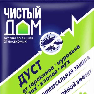 Инсектицидное средство от тараканов дуст Чистый дом