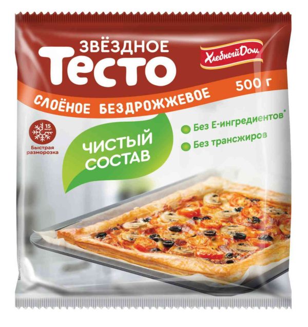 Тесто бездрожжевое Хлебный Дом