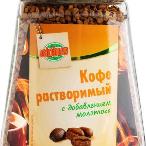 Кофе растворимый с добавлением молотого Глобус