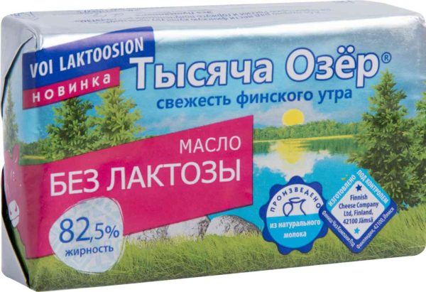 Масло сливочное Тысяча Озёр