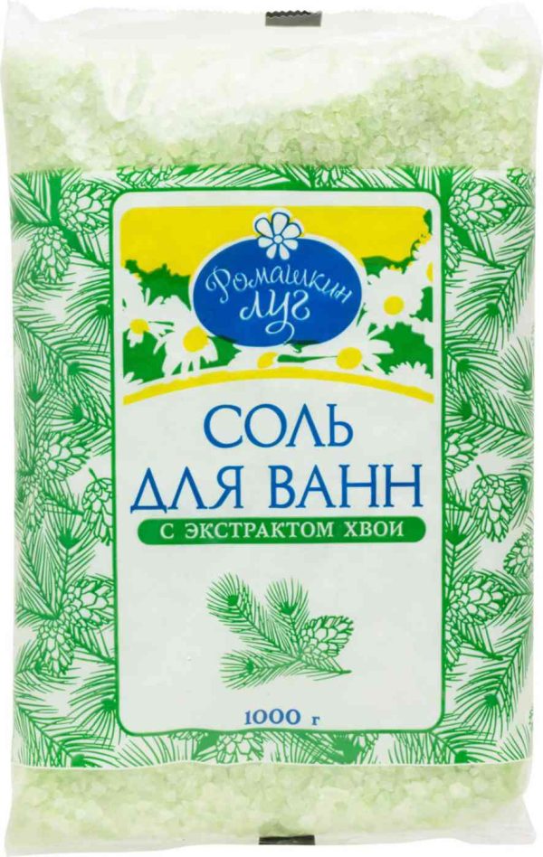 Соль для ванн морская Ромашкин луг