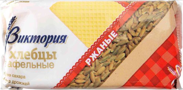 Хлебцы вафельные ржаные Виктория