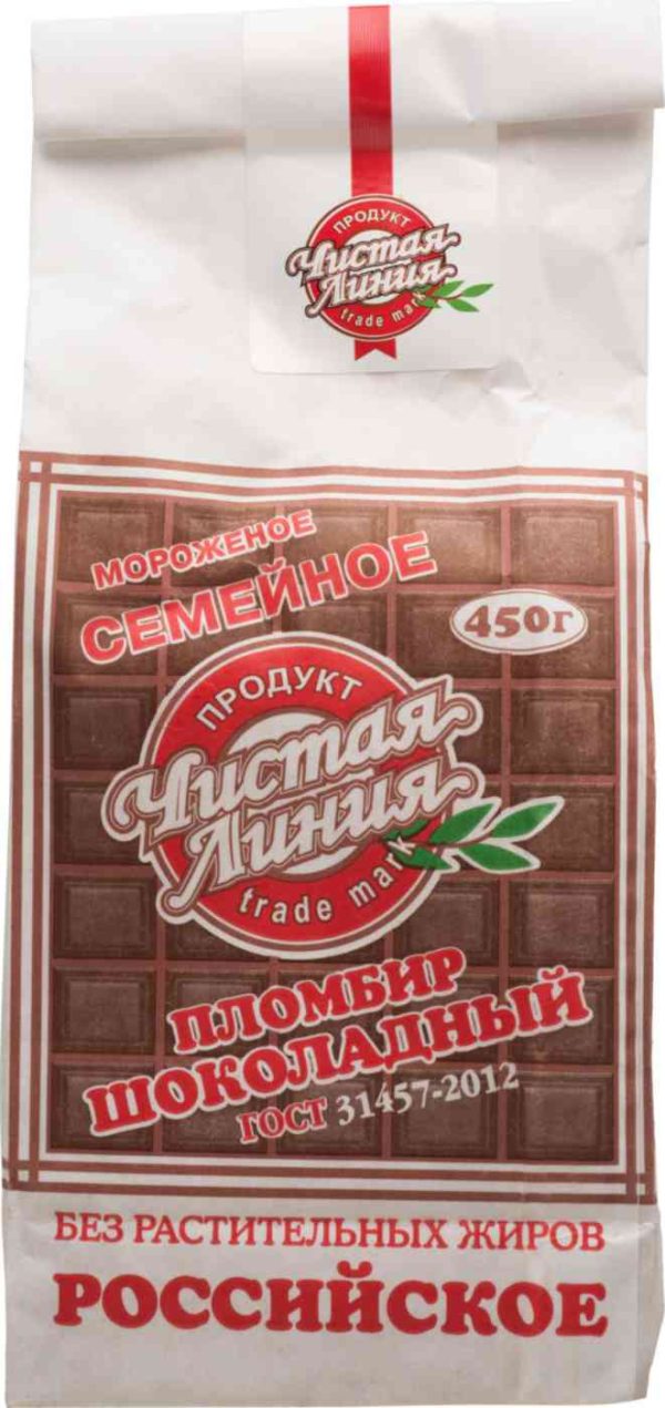 Мороженое пломбир Чистая Линия