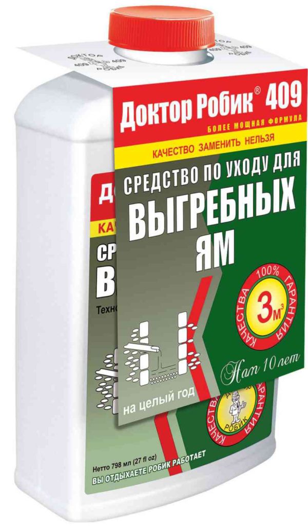 Средство по уходу для выгребных ям  Доктор Робик