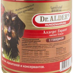 Влажный корм для собак  Dr. Alder’s