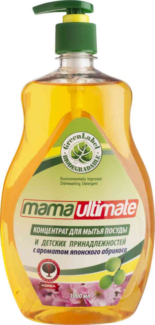Гель-концентрат для мытья посуды и детских принадлежностей  Mama Ultimate