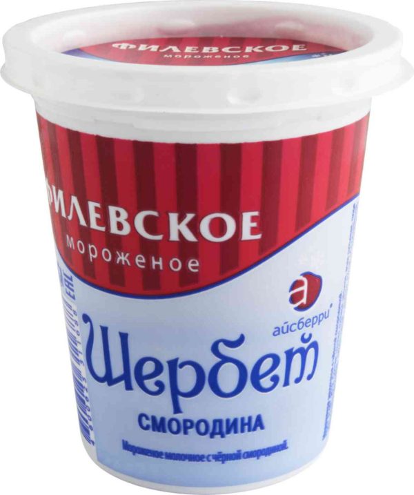 Мороженое молочное щербет Айсберри