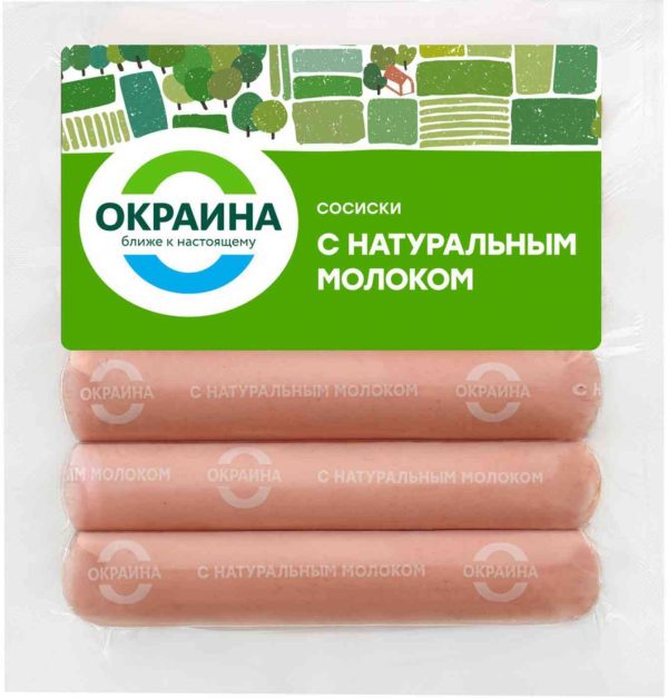 Сосиски варёные Окраина