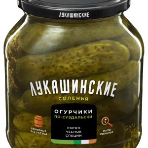 Огурчики малосоленые по-суздальски Лукашинские