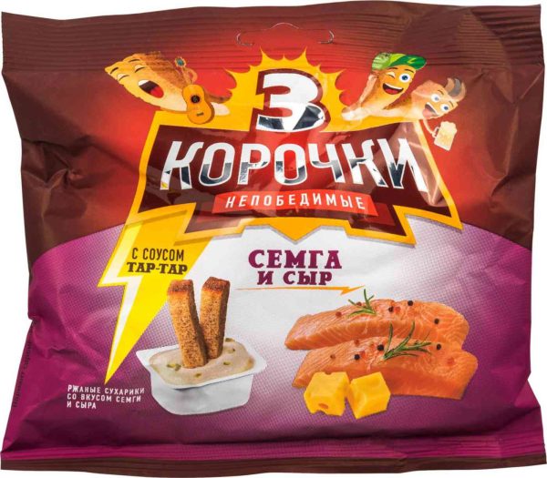 Сухарики ржаные Три корочки