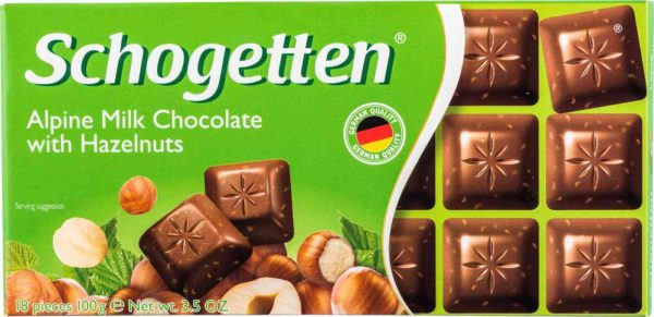 Шоколад молочный Schogetten