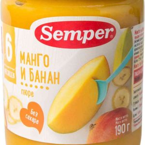 Пюре фруктовое Semper