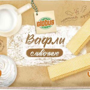 Вафли сливочные Глобус