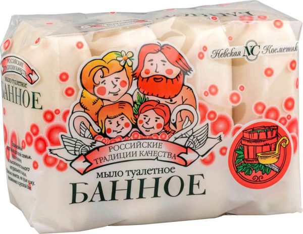Мыло туалетное Банное Невская Косметика