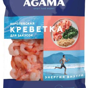 Креветки королевские варёно-мороженые Agama