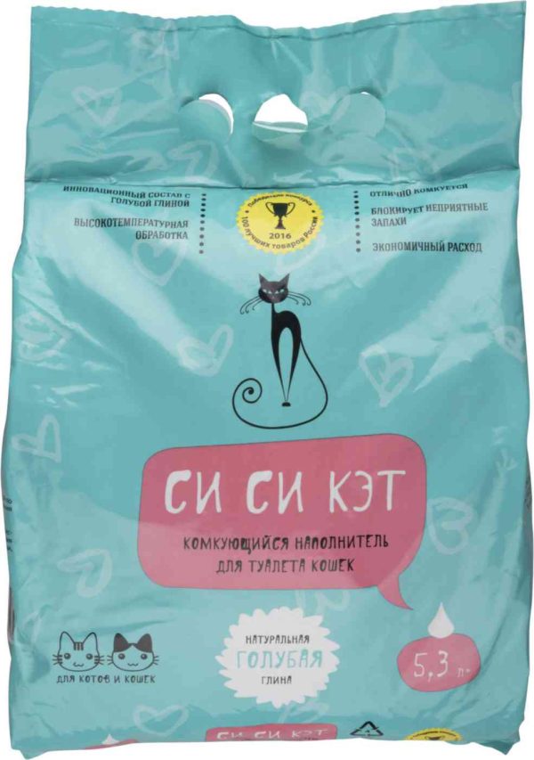 Наполнитель для туалета кошек Си Си Кэт