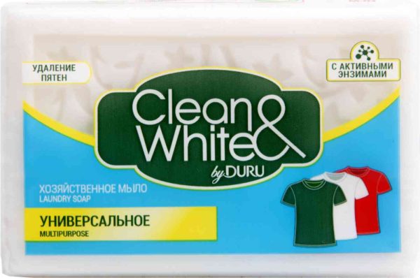 Мыло хозяйственное универсальное Clean&White