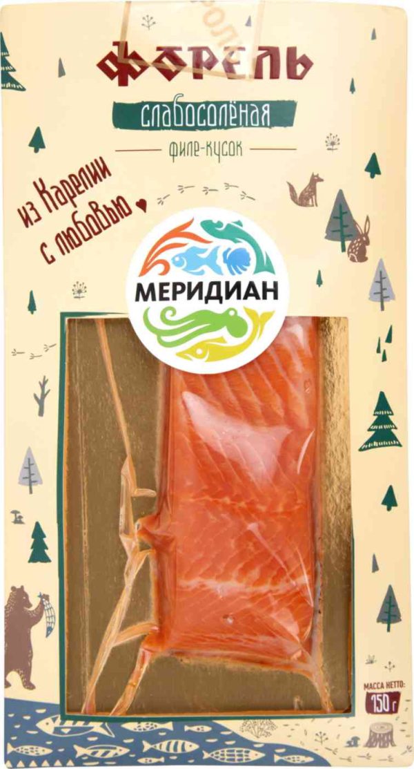 Форель карельская слабосолёная Меридиан