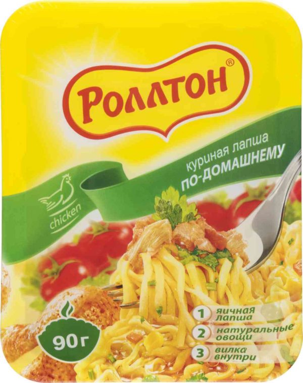 Лапша по-домашнему Роллтон