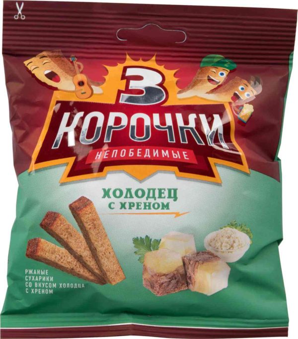 Сухарики ржаные Три корочки