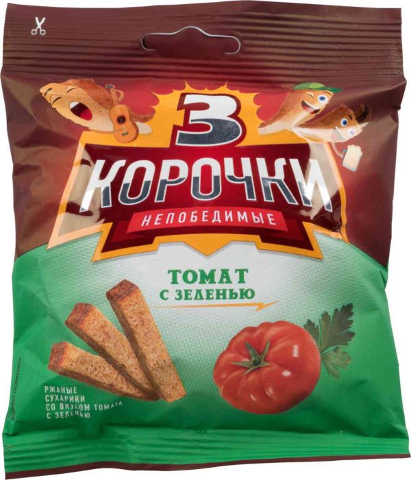 Сухарики ржаные Три корочки