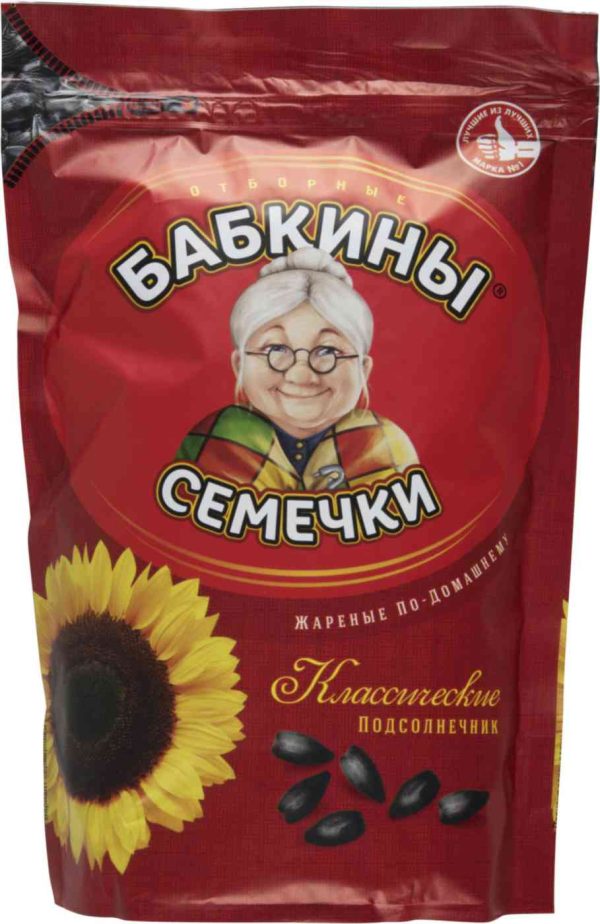 Семечки подсолнечника жареные Бабкины семечки