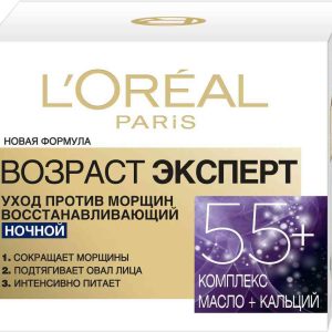 Крем для лица ночной восстанавливающий уход против морщин L'Oreal Paris
