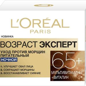 Крем для лица ночной питательный уход против морщин L'Oreal Paris