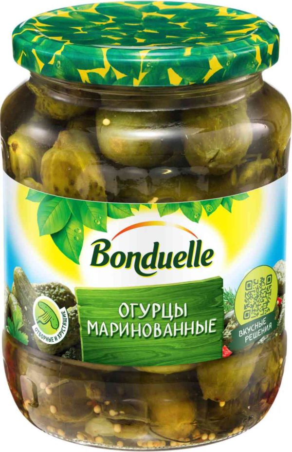 Огурцы маринованные Bonduelle
