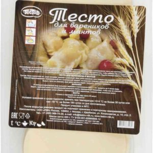 Тесто для вареников и мантов  Тестов