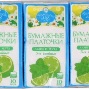 Платочки бумажные  Ромашкин луг