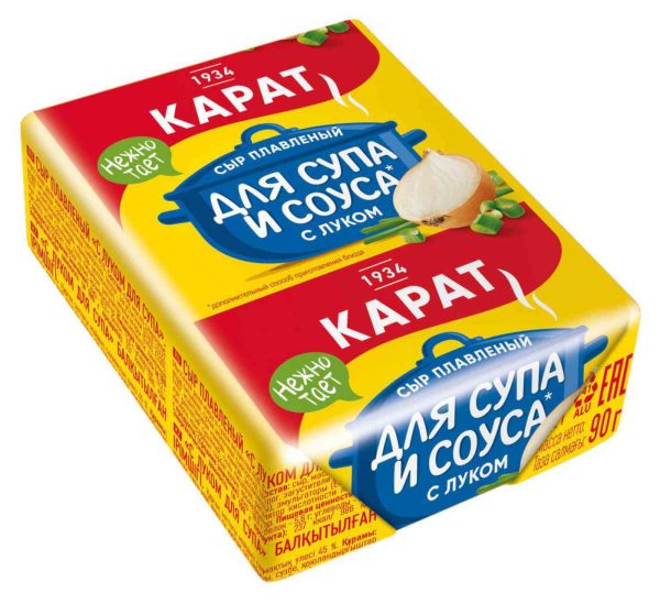 Сыр для супа плавленый Карат
