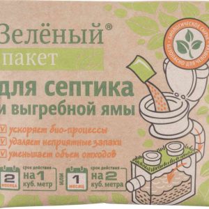 Средство для септика и выгребной ямы  Зелёный пакет