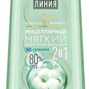 Шампунь-бальзам 2 в 1 Чистая Линия
