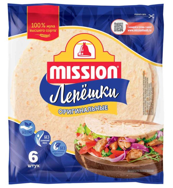 Лепёшки пшеничные Mission