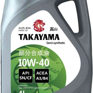 Масло моторное полусинтетическое TAKAYAMA