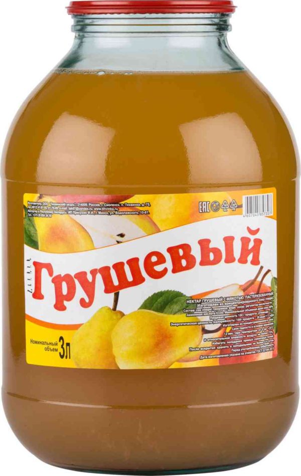 Нектар сокосодержащий Тихвинский уездъ