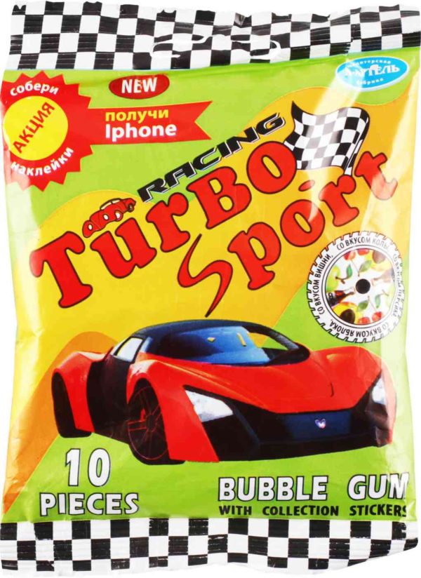 Резинка жевательная  Turbosport