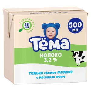 Молоко ультрапастеризованное Тёма