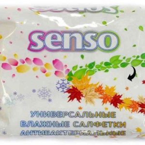 Влажные салфетки антибактериальные Senso