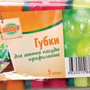 Губка для посуды Глобус