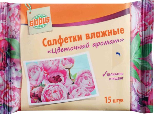 Влажные салфетки  Глобус