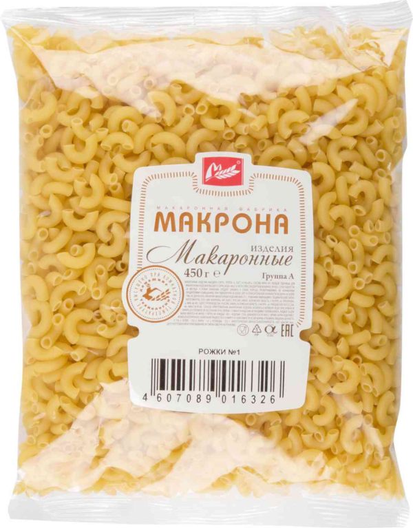 Макаронные изделия  Макрона