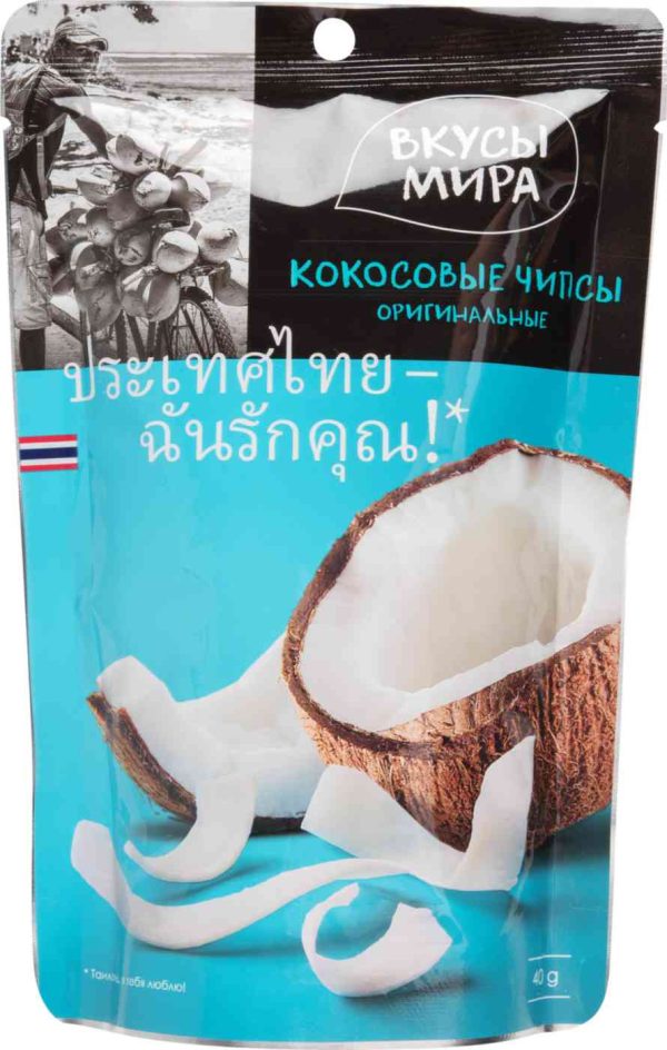 Чипсы кокосовые Вкусы мира