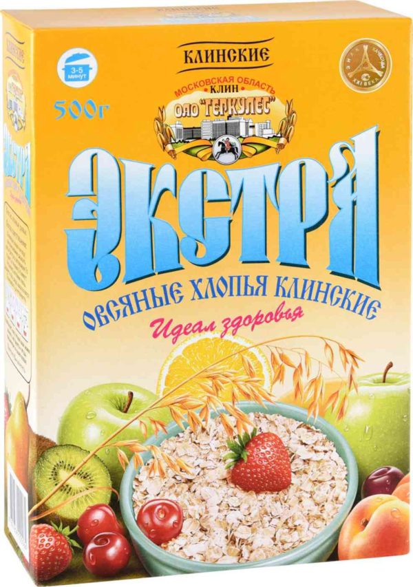 Хлопья овсяные Клинские