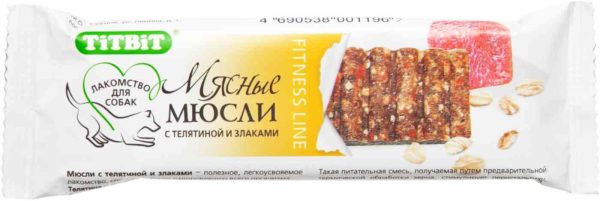 Лакомство для собак Мюсли мясные TiTBiT