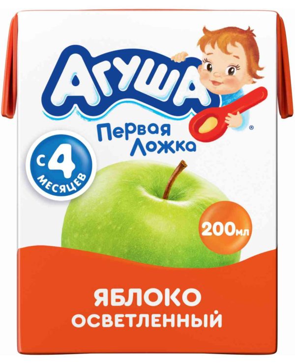 Сок детский осветлённый Агуша