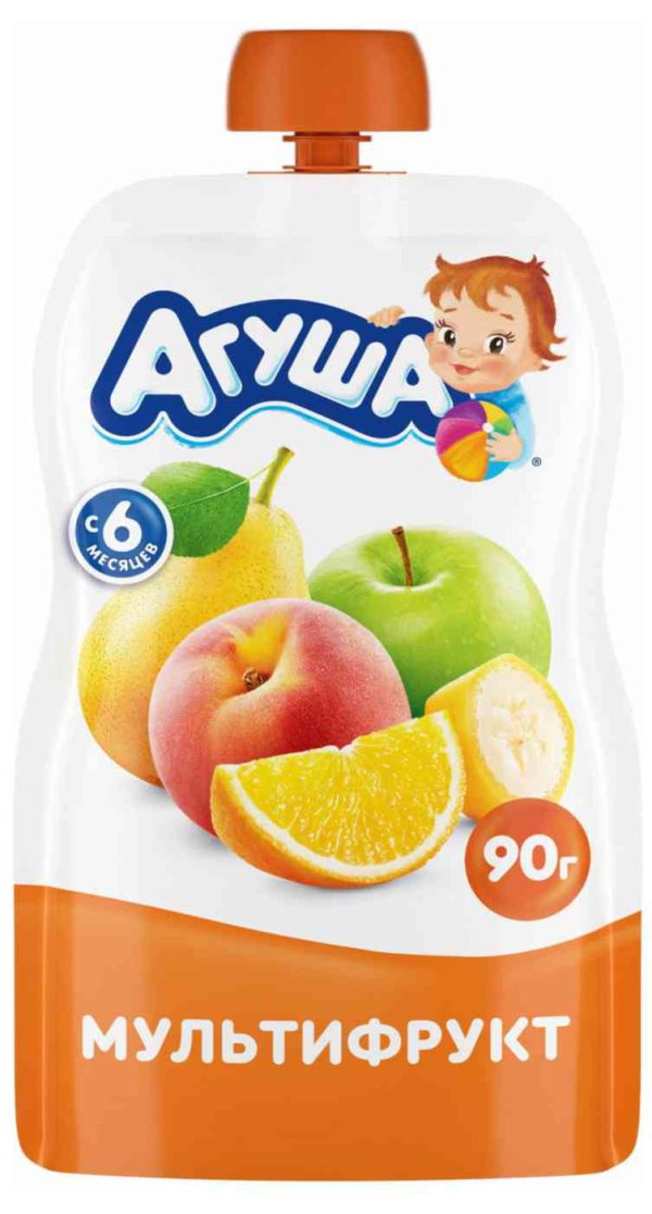 Фруктовое пюре  Агуша